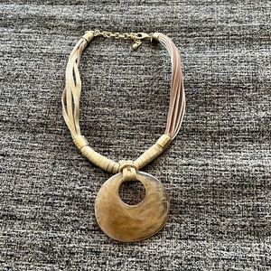 Chico gold pendant necklace